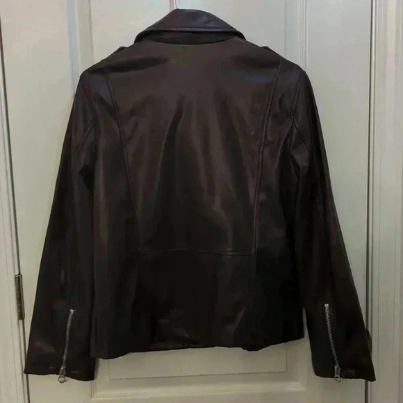 Scoop Women's Faux Leather Moto Jacket - Picture 7 of 10